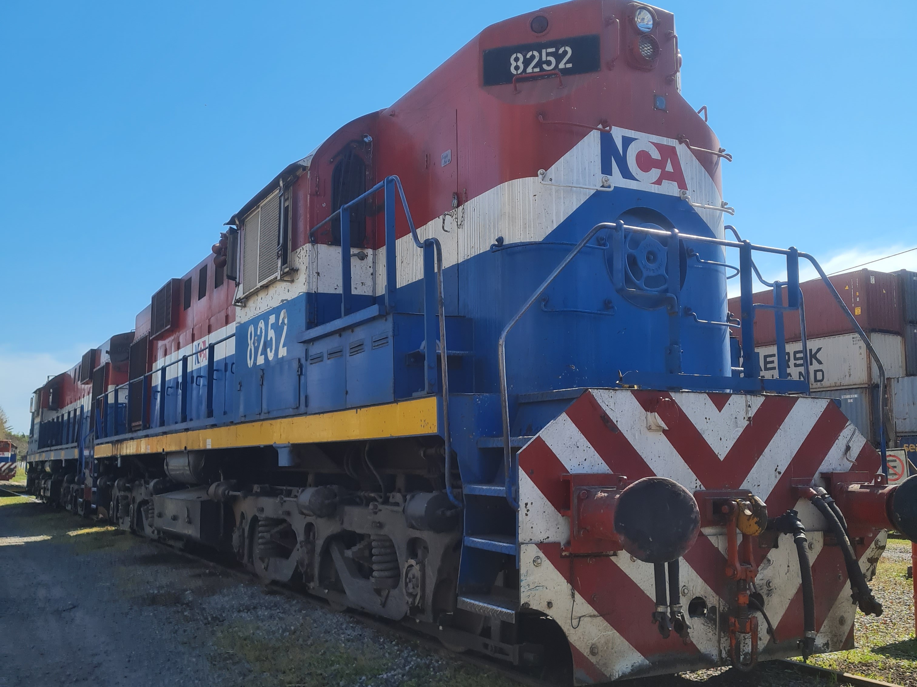 Locomotora 8252 de Nuevo Central Argentino